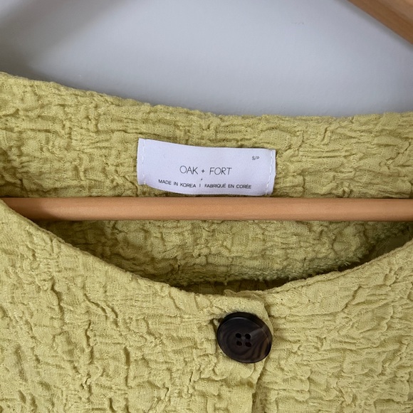 Oak & Fort button front top - Picture 4 of 6